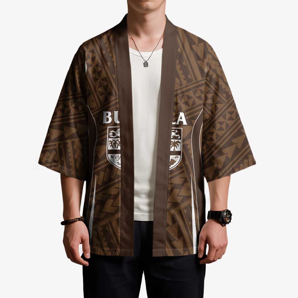 Custom Oceania Football Bula Fiji Kimono Polynesian Tribal Pattern