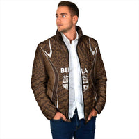 Custom Oceania Football Bula Fiji Padded Jacket Polynesian Tribal Pattern
