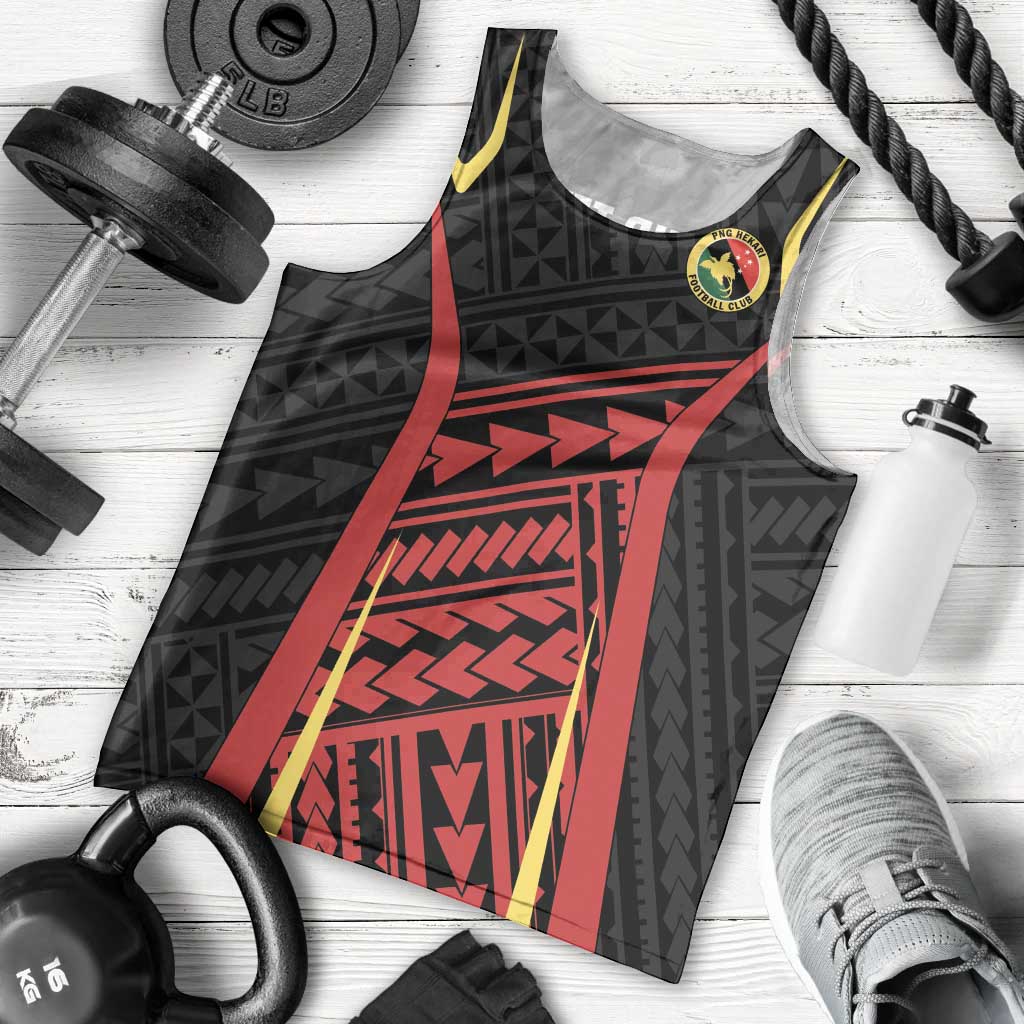Custom Oceania Football Papua New Guinea Men Tank Top Polynesian Tribal Pattern