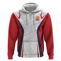 Custom Oceania Football Tahiti Hoodie Polynesian Tribal Pattern