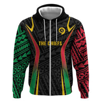 Custom Oceania Football Vanuatu Hoodie Polynesian Tribal Pattern