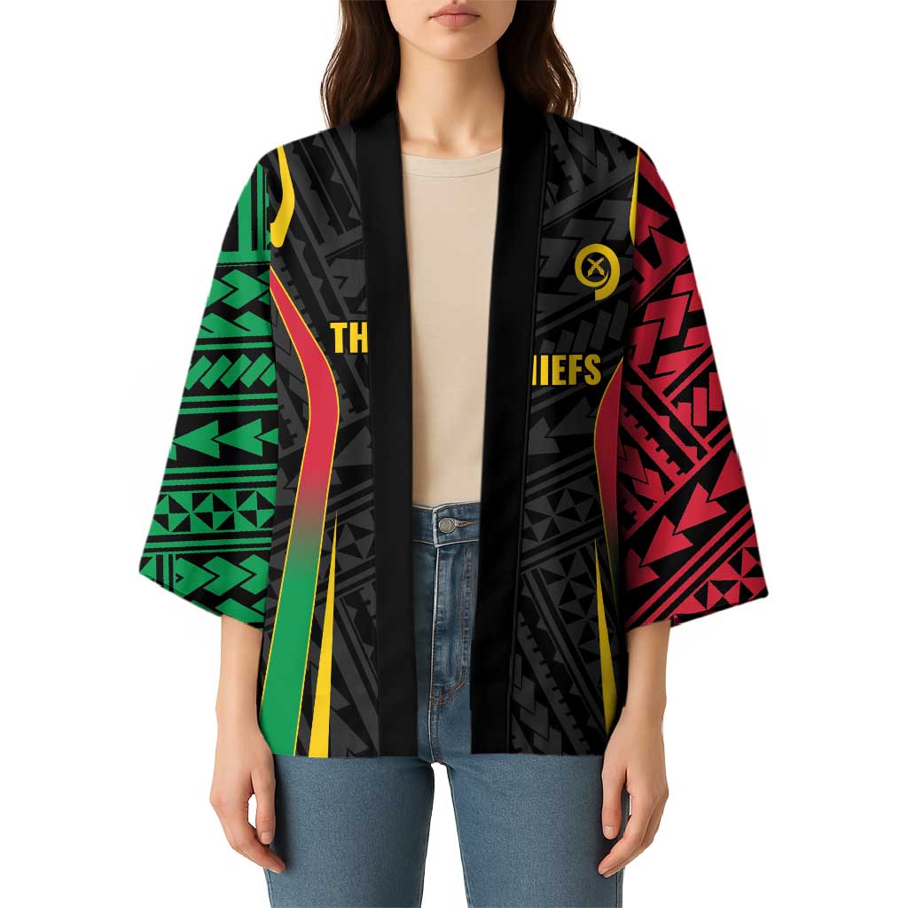 Custom Oceania Football Vanuatu Kimono Polynesian Tribal Pattern