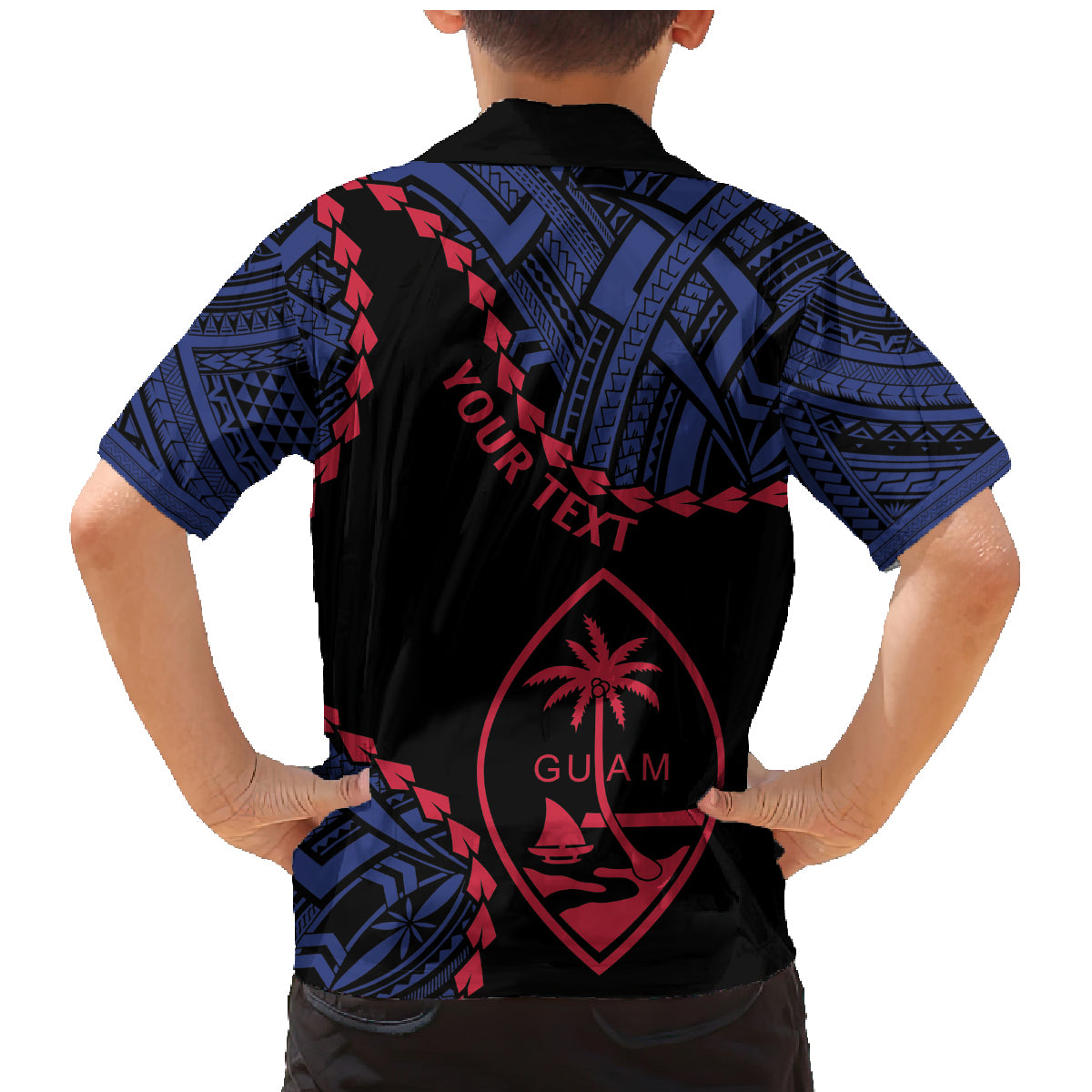 Personalized Guam 80th Anniversary Liberation Day Family Matching Mermaid Dress and Hawaiian Shirt Guahan Basic Seal