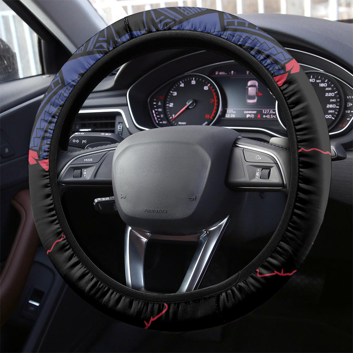 Guam 80th Anniversary Liberation Day Steering Wheel Cover Guahan Basic Seal