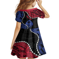 Personalized Guam 80th Anniversary Liberation Day Family Matching Off Shoulder Short Dress and Hawaiian Shirt Tano I Man Chamoru Since 1944 LT9 - Polynesian Pride