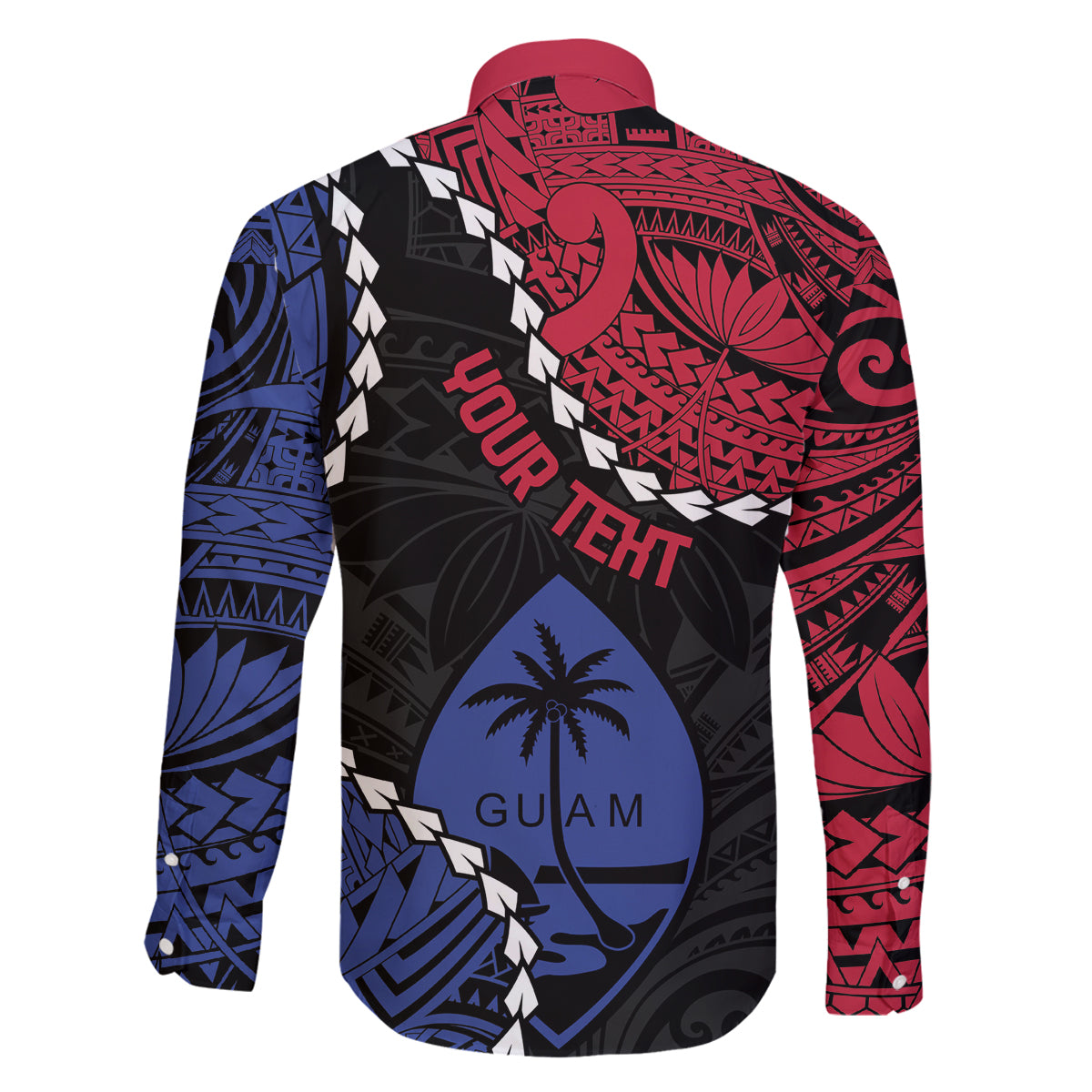 Personalized Guam 80th Anniversary Liberation Day Family Matching Off Shoulder Short Dress and Hawaiian Shirt Tano I Man Chamoru Since 1944 LT9 - Polynesian Pride