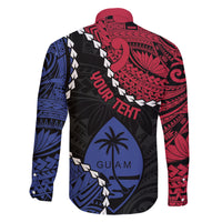 Personalized Guam 80th Anniversary Liberation Day Family Matching Short Sleeve Bodycon Dress and Hawaiian Shirt Tano I Man Chamoru Since 1944 LT9 - Polynesian Pride