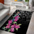 Guahan Puti Tai Nobiu Area Rug Guam Bougainvillea Flower Art