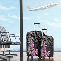 Guahan Puti Tai Nobiu Luggage Cover Guam Bougainvillea Flower Art