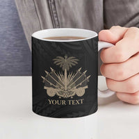 Personalized Haiti First Black Republic Ceramic Mug Negre Marron With Map And Flag - Polynesian Pride