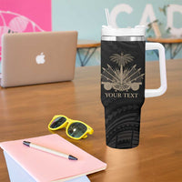 Personalized Haiti First Black Republic Tumbler With Handle Negre Marron With Map And Flag