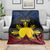 Personalized Philippines Blanket Polynesian Tribal Tattoo with Filipino Flag Motif