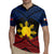 Personalized Philippines Rugby Jersey Polynesian Tribal Tattoo with Filipino Flag Motif