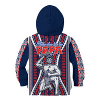 Aotearoa Father's Day Gift For Dad Kid Hoodie Aroha Ahau Ki A Koe Papa - Maori Style Pattern LT9 - Polynesian Pride