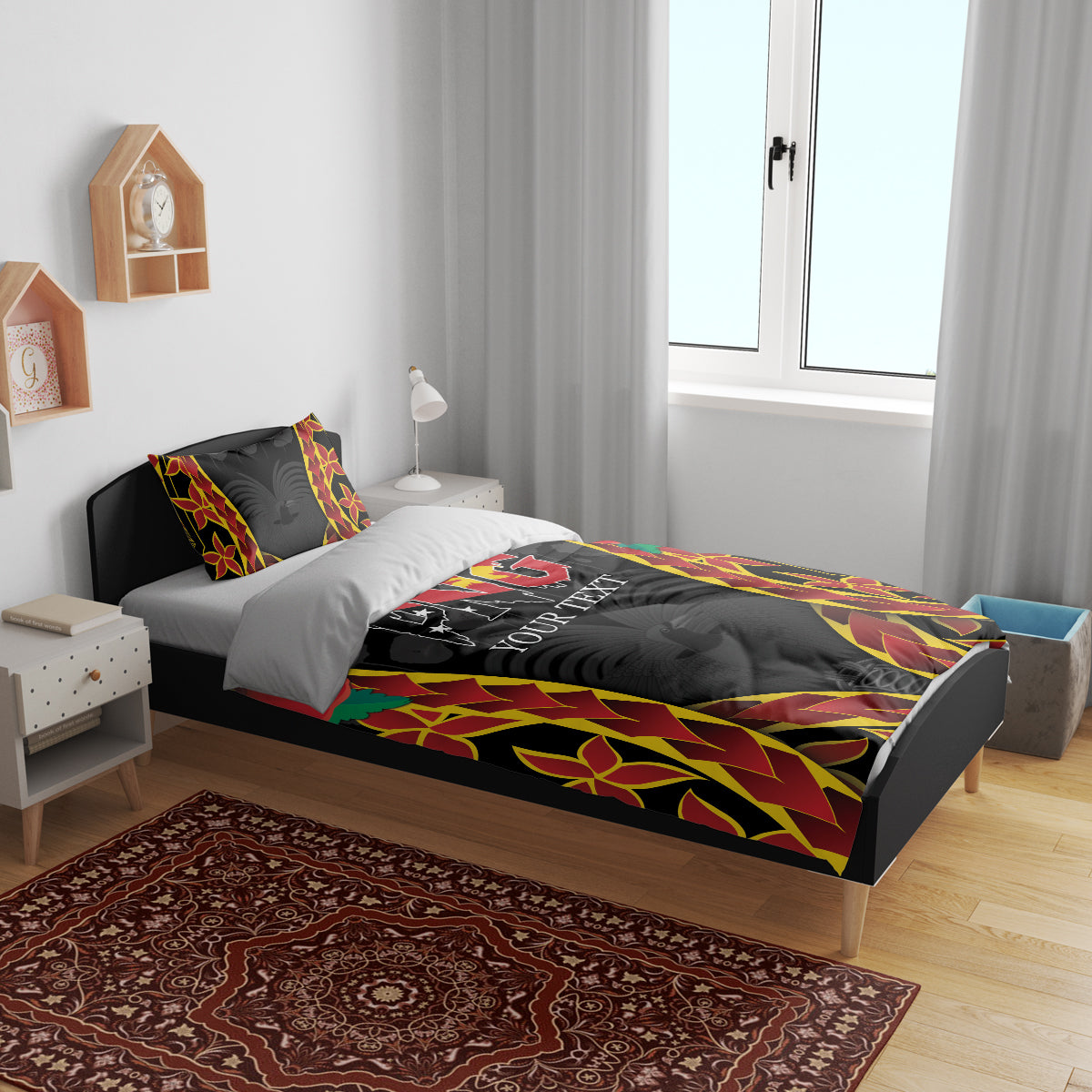 Personalised Papua New Guinea Remembrance Day Bedding Set
