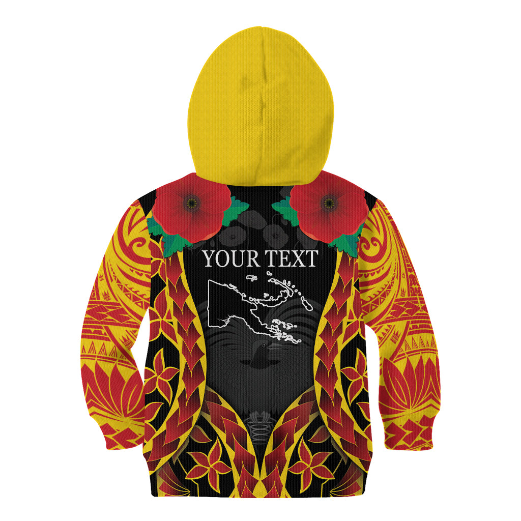 Personalised Papua New Guinea Remembrance Day Kid Hoodie