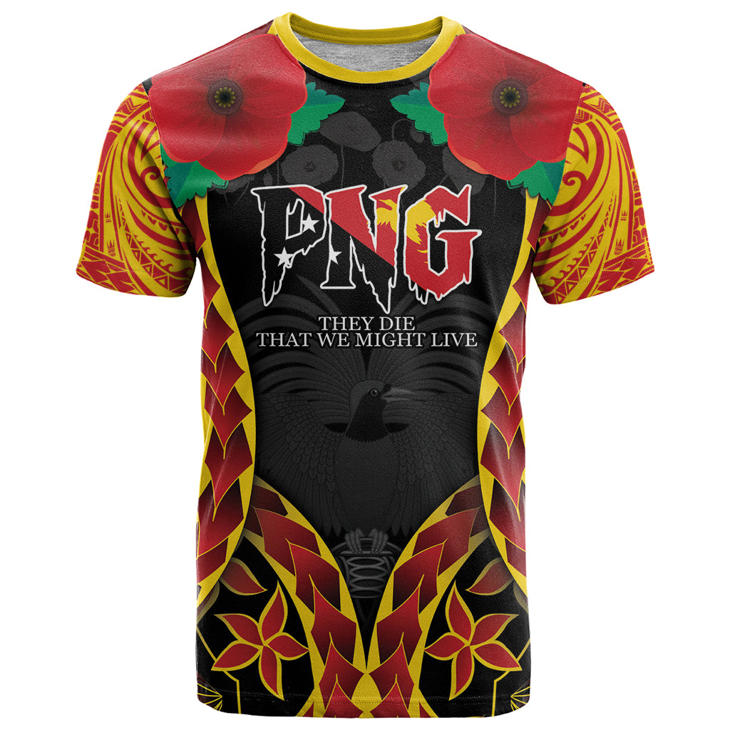 Personalised Papua New Guinea Remembrance Day T Shirt