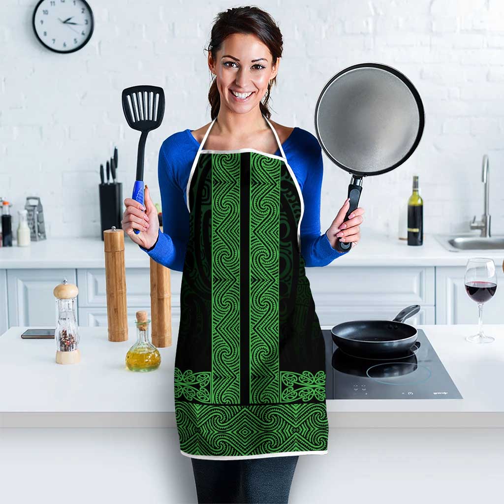 New Zealand Maori Kowhaiwhai Apron Kakariki Maui and Mangopare - Polynesian Pride