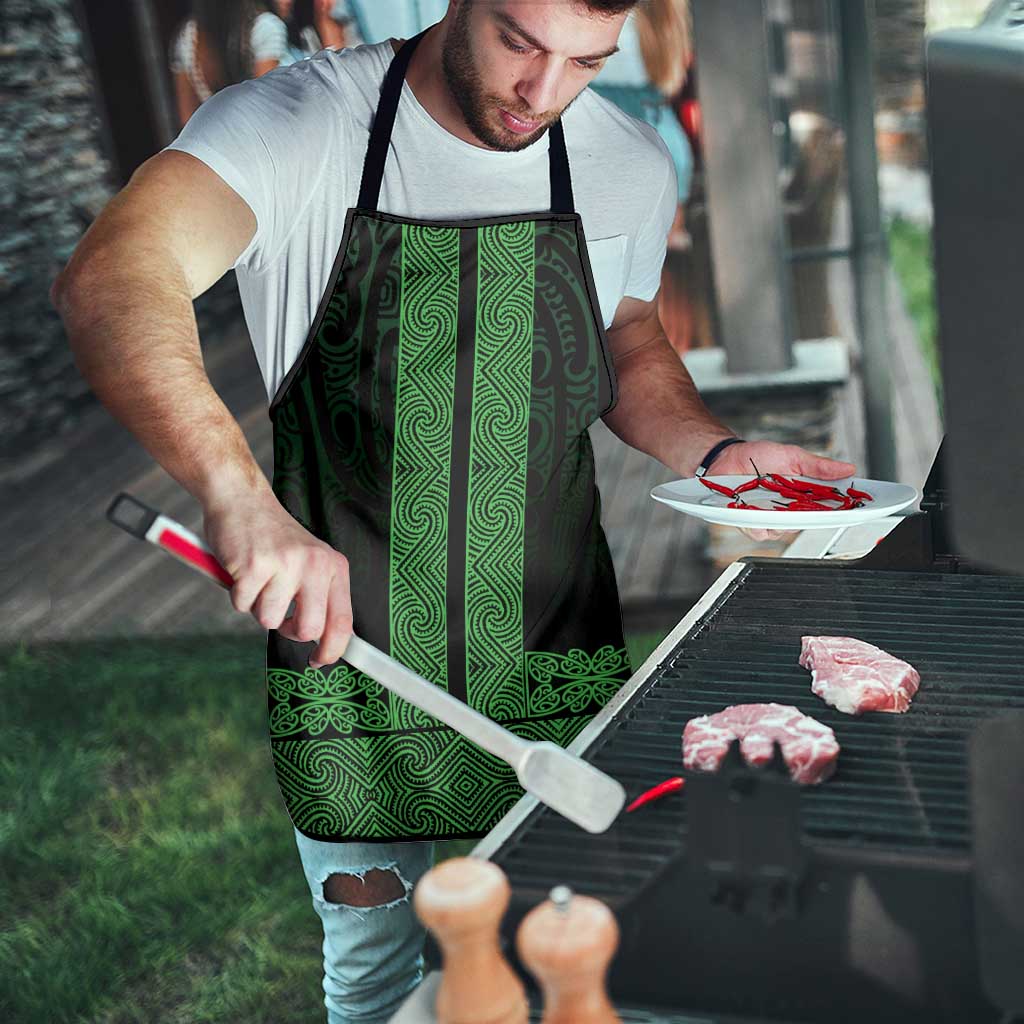 New Zealand Maori Kowhaiwhai Apron Kakariki Maui and Mangopare - Polynesian Pride