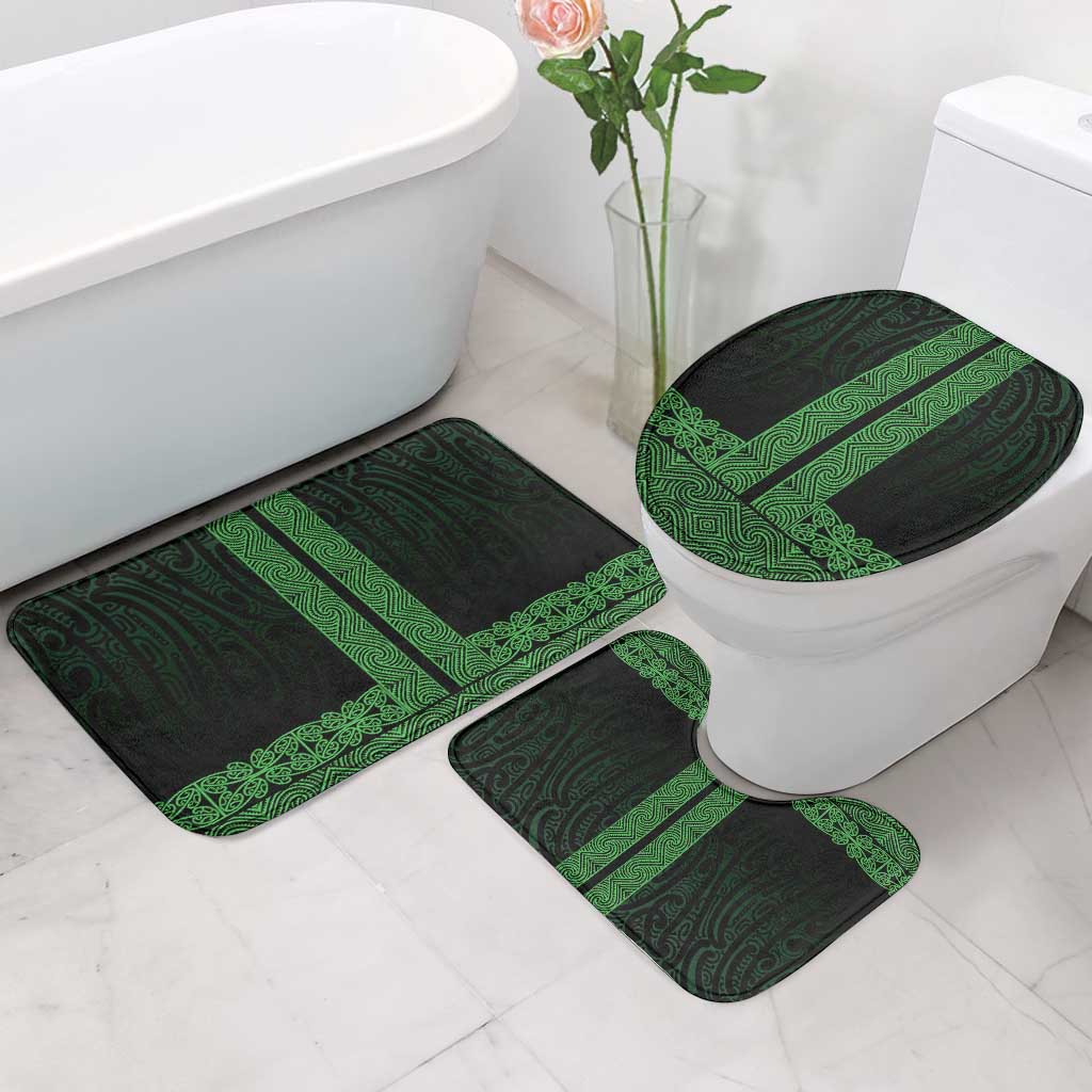 New Zealand Maori Kowhaiwhai Bathroom Set Kakariki Maui and Mangopare - Polynesian Pride