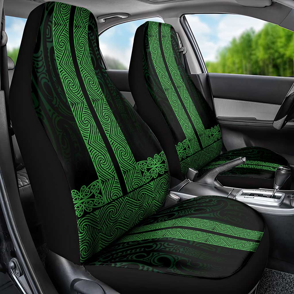 New Zealand Maori Kowhaiwhai Car Seat Cover Kakariki Maui and Mangopare LT9 - Polynesian Pride