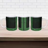 New Zealand Maori Kowhaiwhai Ceramic Mug Kakariki Maui and Mangopare - Polynesian Pride