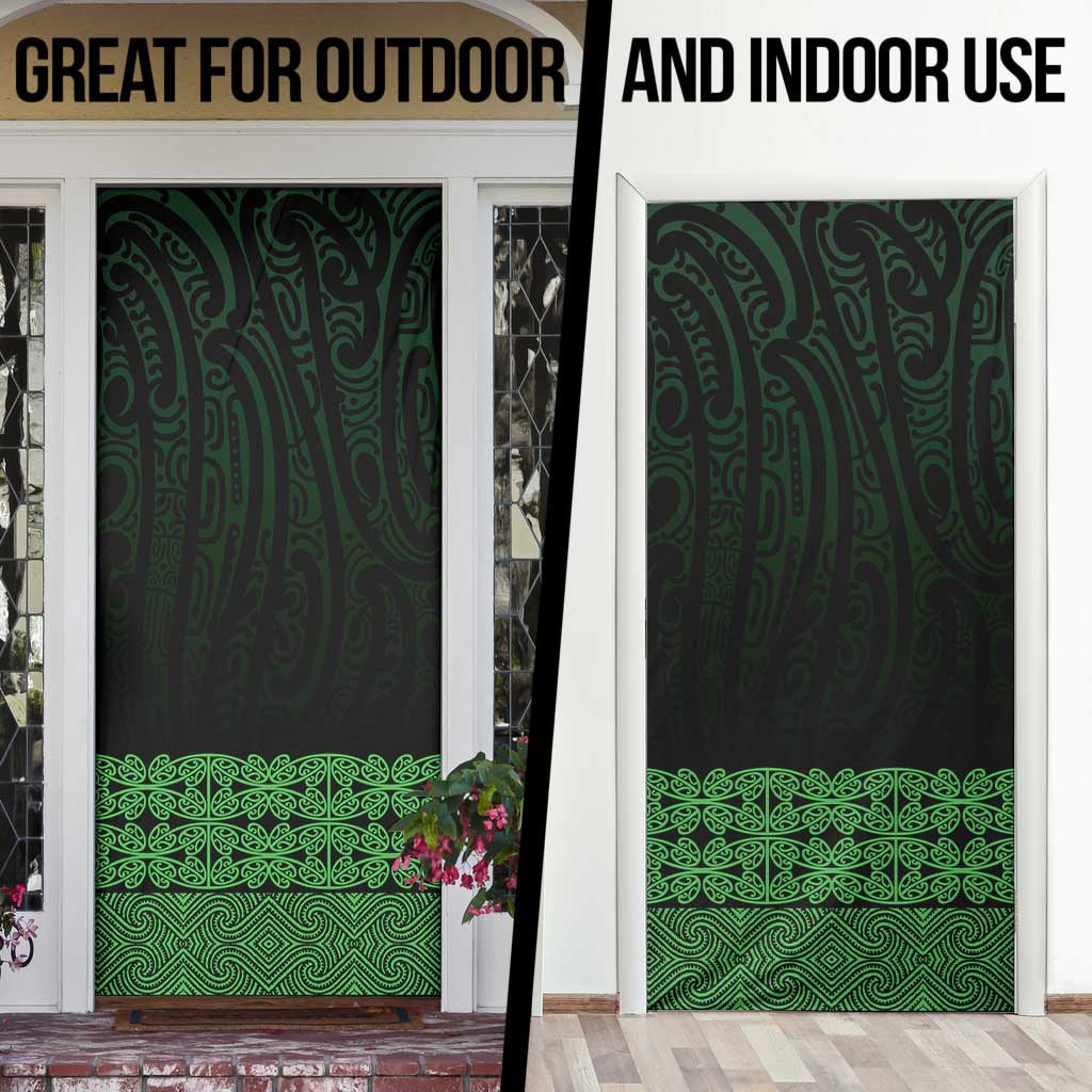 New Zealand Maori Kowhaiwhai Door Cover Kakariki Maui and Mangopare LT9 - Polynesian Pride