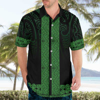 New Zealand Maori Kowhaiwhai Hawaiian Shirt Kakariki Maui and Mangopare LT9 - Polynesian Pride