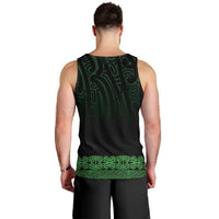 New Zealand Maori Kowhaiwhai Men Tank Top Kakariki Maui and Mangopare LT9 - Polynesian Pride
