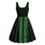 New Zealand Maori Kowhaiwhai Midi Dress Kakariki Maui and Mangopare - Polynesian Pride