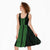 New Zealand Maori Kowhaiwhai Midi Dress Kakariki Maui and Mangopare - Polynesian Pride