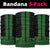 New Zealand Maori Kowhaiwhai Neck Gaiter Kakariki Maui and Mangopare - Polynesian Pride
