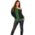 New Zealand Maori Kowhaiwhai Off Shoulder Sweater Kakariki Maui and Mangopare