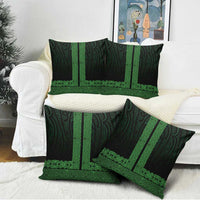 New Zealand Maori Kowhaiwhai Pillow Cover Kakariki Maui and Mangopare LT9 - Polynesian Pride