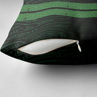 New Zealand Maori Kowhaiwhai Pillow Cover Kakariki Maui and Mangopare LT9 - Polynesian Pride