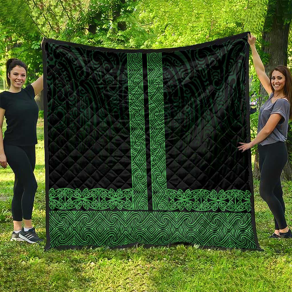 New Zealand Maori Kowhaiwhai Quilt Kakariki Maui and Mangopare LT9 - Polynesian Pride