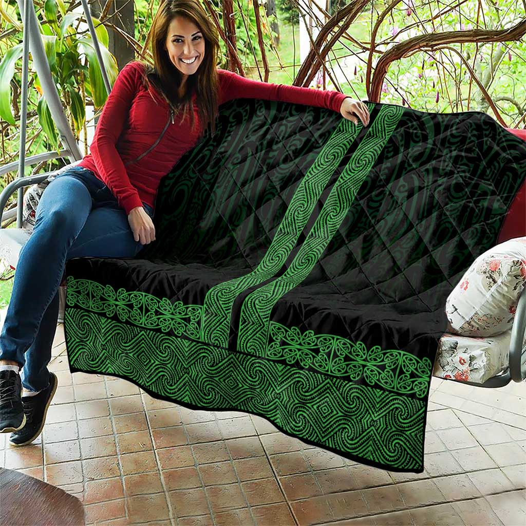 New Zealand Maori Kowhaiwhai Quilt Kakariki Maui and Mangopare LT9 - Polynesian Pride