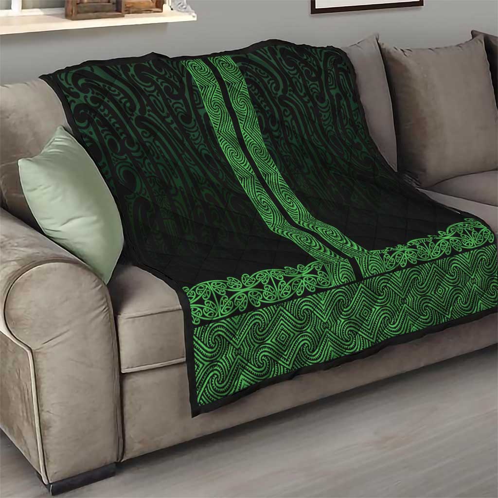 New Zealand Maori Kowhaiwhai Quilt Kakariki Maui and Mangopare LT9 - Polynesian Pride