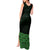 New Zealand Maori Kowhaiwhai Tank Maxi Dress Kakariki Maui and Mangopare