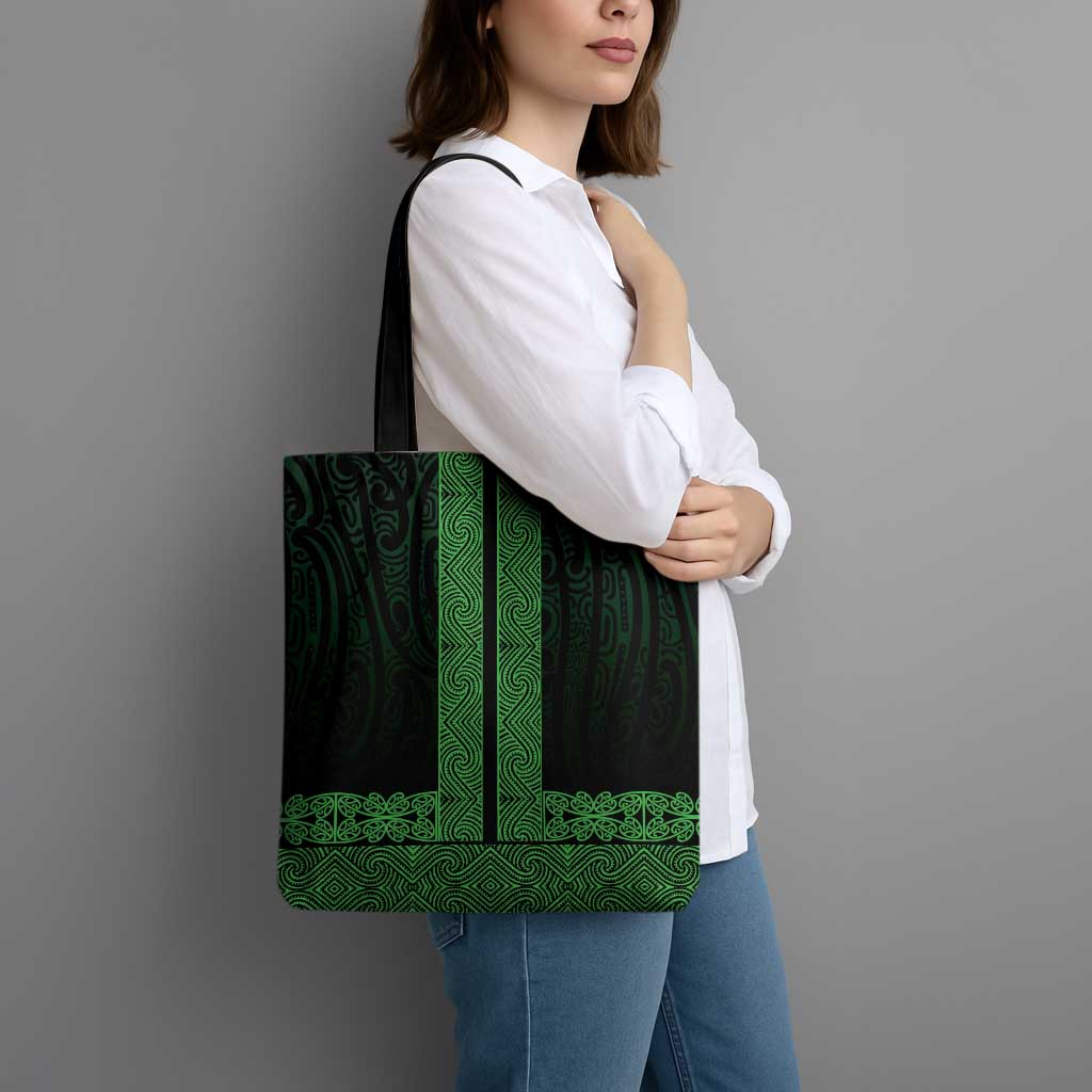 New Zealand Maori Kowhaiwhai Tote Bag Kakariki Maui and Mangopare LT9 - Polynesian Pride