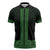 New Zealand Maori Kowhaiwhai Zipper Polo Shirt Kakariki Maui and Mangopare - Polynesian Pride