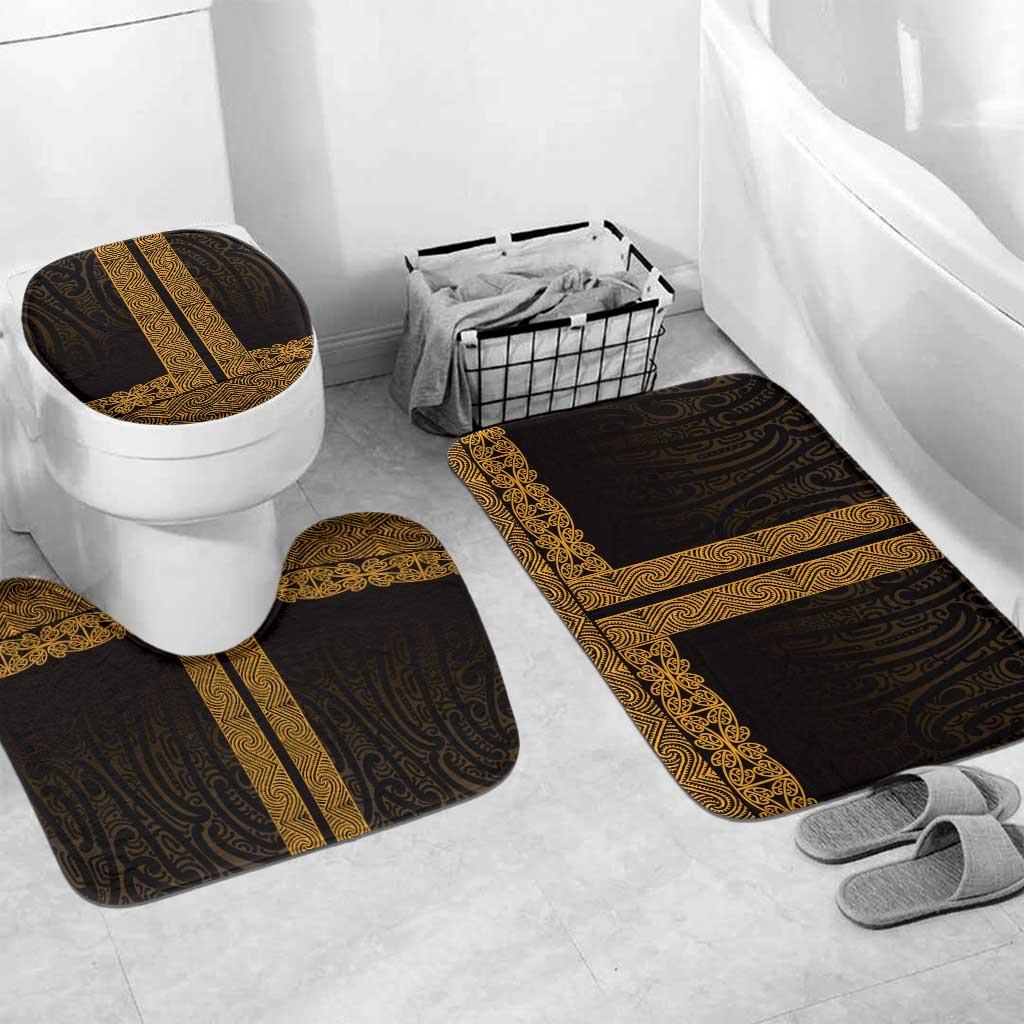New Zealand Maori Kowhaiwhai Bathroom Set Karaka Maui and Mangopare - Polynesian Pride