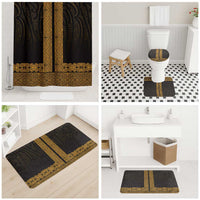 New Zealand Maori Kowhaiwhai Bathroom Set Karaka Maui and Mangopare - Polynesian Pride