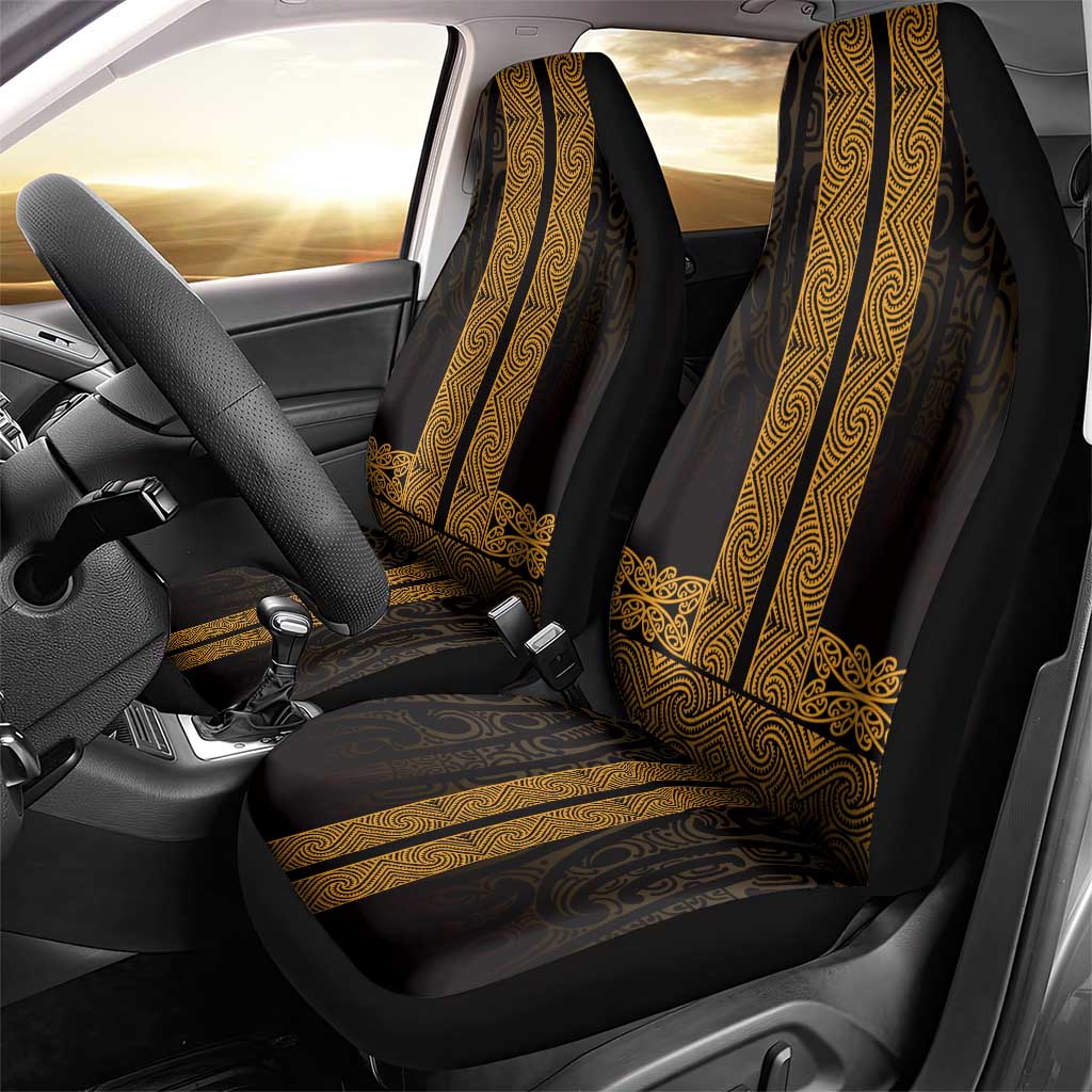 New Zealand Maori Kowhaiwhai Car Seat Cover Karaka Maui and Mangopare LT9 - Polynesian Pride
