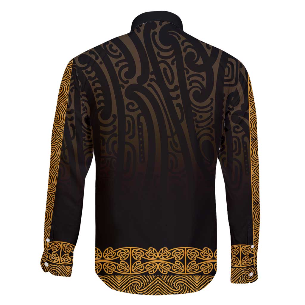 New Zealand Maori Kowhaiwhai Family Matching Off Shoulder Short Dress and Hawaiian Shirt Karaka Maui and Mangopare LT9 - Polynesian Pride