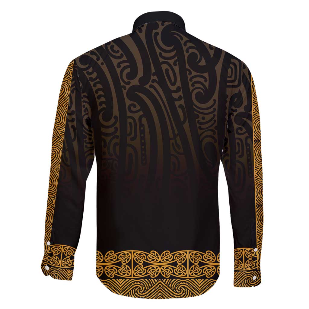 New Zealand Maori Kowhaiwhai Family Matching Short Sleeve Bodycon Dress and Hawaiian Shirt Karaka Maui and Mangopare LT9 - Polynesian Pride