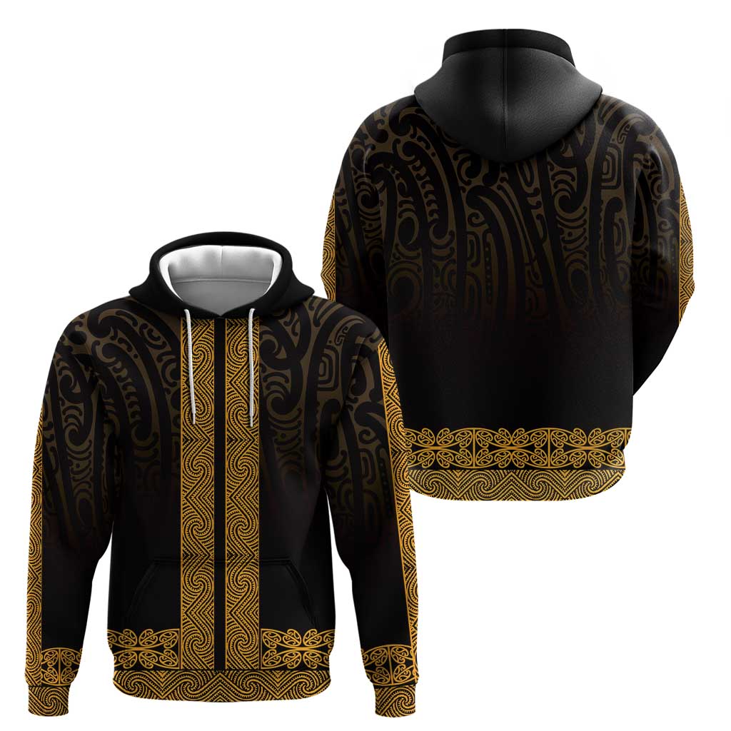 New Zealand Maori Kowhaiwhai Hoodie Karaka Maui and Mangopare LT9 - Polynesian Pride