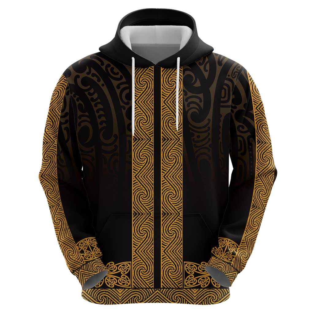 New Zealand Maori Kowhaiwhai Hoodie Karaka Maui and Mangopare LT9 - Polynesian Pride