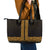 New Zealand Maori Kowhaiwhai Leather Tote Bag Karaka Maui and Mangopare
