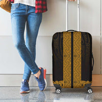 New Zealand Maori Kowhaiwhai Luggage Cover Karaka Maui and Mangopare LT9 - Polynesian Pride